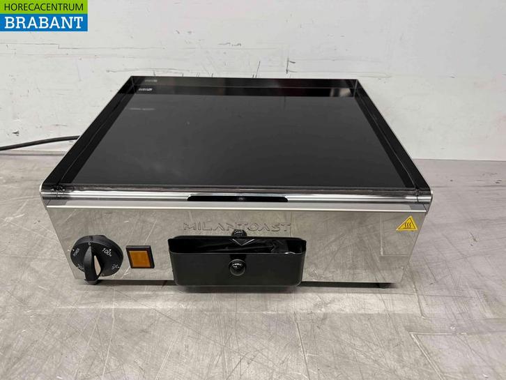 RVS Milan Toast Vitrokeramische Keramische Grillplaat, Zakelijke goederen, Horeca | Keukenapparatuur, Nieuw in verpakking, Ophalen of Verzenden