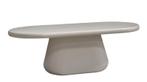 Salontafel Pien Concrete Oval | Hout | 120x60x40cm, Huis en Inrichting, Tafels | Salontafels, Ophalen, Nieuw