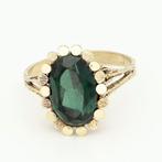 Ring - 14 karaat Geel goud Granaat, Sieraden, Tassen en Uiterlijk, Ringen, Nieuw