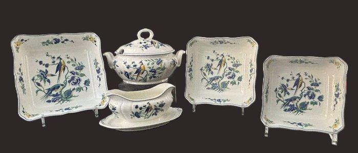 Villeroy & Boch - Tafelservies (5) - Feniks met bloemen -, Antiek en Kunst, Antiek | Meubels | Tafels
