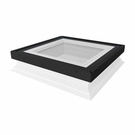 Fakro lichtkoepel vlak glas DXG 80x80 cm, Doe-het-zelf en Verbouw, Glas en Ramen, Nieuw, 80 tot 120 cm, Dubbelglas, 80 tot 120 cm