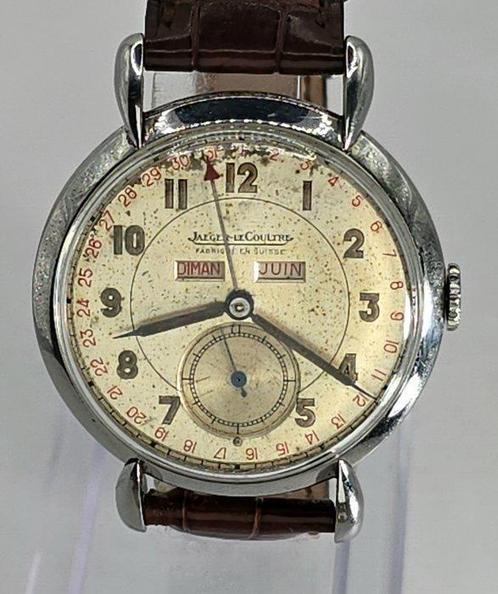 Jaeger LeCoultre - Stahl Armbanduhr - Kalenderkomplikation -, Sieraden, Tassen en Uiterlijk, Horloges | Heren