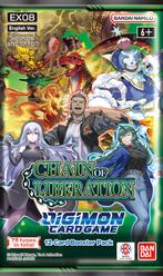 Digimon TCG - Chain of Liberation Boosterpack | Bandai -, Hobby en Vrije tijd, Verzamelkaartspellen | Overige, Verzenden, Nieuw