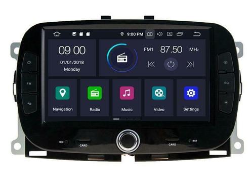 navigatie fiat 500 2016-2019 dvd carkit android 12 usb, Auto diversen, Autoradio's, Nieuw, Ophalen of Verzenden