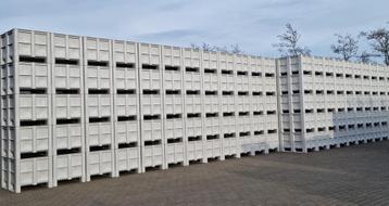 Dolav Plastic palletbox, kuubskist, opslagbak, magazijnbak beschikbaar voor biedingen