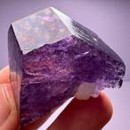 Volledig beëindigde Gemmy paarse Scapoliet kristal van, Verzamelen, Mineralen en Fossielen