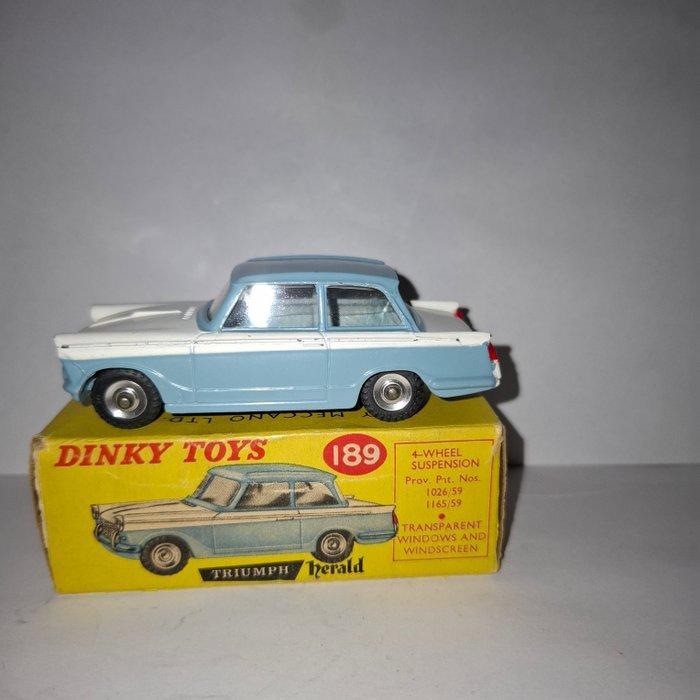 Dinky Toys 1:43 - Modelauto - Dinky Toys 189 Triumph Herald,, Hobby en Vrije tijd, Modelauto's | 1:5 tot 1:12
