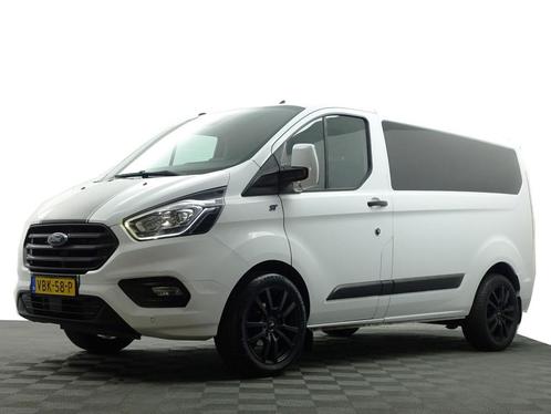 Ford Transit Custom 280 2.0 TDCI Euro 6 Sportline-, Auto's, Bestelauto's, Dealer onderhouden, Lease, Zwart, Handgeschakeld, Wit