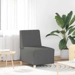 vidaXL Modulaire bank zonder armleuningen donkergrijs 55 cm, Huis en Inrichting, Banken | Bankstellen, Verzenden, Nieuw, Stof