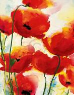 Kunstdruk Heidi Reil - Roter Mohn 70x90cm, Verzenden, Nieuw