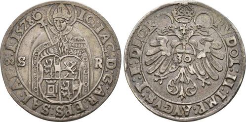 1/2 Guldentaler, daalder zu 30 Kreuzer 1578 Salzburg Erzb..., Postzegels en Munten, Munten | Europa | Niet-Euromunten, Verzenden