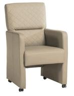 Eetkamerstoel Dakota - eetkamerstoelen - Beige, Nieuw, Stof