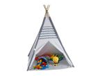 Veiling - Relaxdays Witte Platte Tipi Speeltent - Retourgoed, Gebruikt