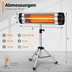 Terrasverwarmer - Infrarood Verwarming - Elektrisch - Heater, Verzenden, Zo goed als nieuw