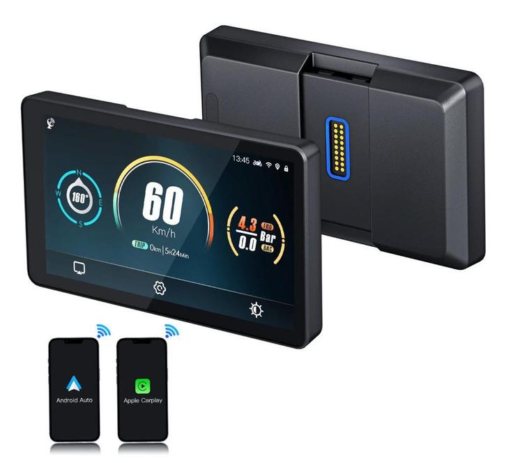 Carplay Android Auto BMW R 1200 GS / R 1250 GS / S 1000 XR, Motoren, Accessoires | Navigatiesystemen, Nieuw, Ophalen of Verzenden