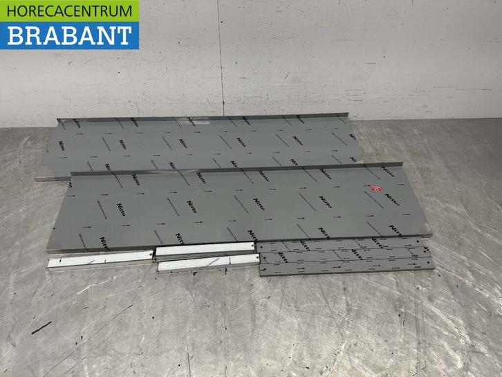 RVS Dubbel wandschap schap 160 x 40 cm Horeca, Zakelijke goederen, Horeca | Keukenapparatuur, Nieuw zonder verpakking, Ophalen of Verzenden