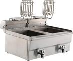 Combisteel Friteuse | Elektrisch | 8+8L | 2x 230v | Aftapkra, Ophalen of Verzenden, Nieuw in verpakking