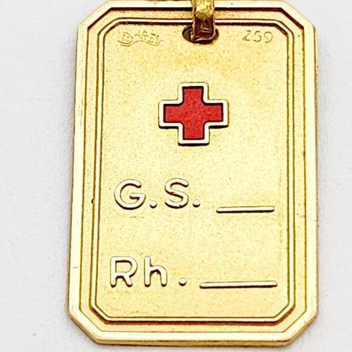 Halsketting - 18 karaat Geel goud, Sieraden, Tassen en Uiterlijk, Kettingen