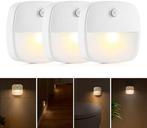 LED-Nachtlampjes met Bewegingssensor - Set van 3,, Huis en Inrichting, Verzenden, Nieuw