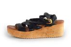 Omoda Sandalen in maat 38 Zwart | 10% extra korting, Nieuw, Sandalen of Muiltjes, Omoda, Zwart