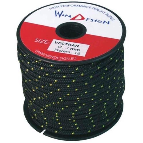 Minireel 3mm Vectran 16m, Watersport en Boten, Accessoires en Onderhoud, Ophalen of Verzenden