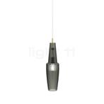 Mawa Gangkofner Pisa Hanglamp kristal, rook/kabel wit/messin, Verzenden, Nieuw
