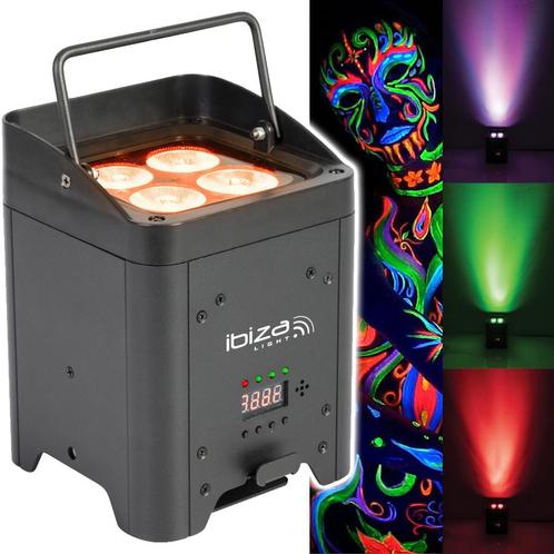 Ibiza Light Box-Hex4 RGBWA-UV Par Projector 4x12W, Muziek en Instrumenten, Licht en Laser, Overige typen, Nieuw, Verzenden