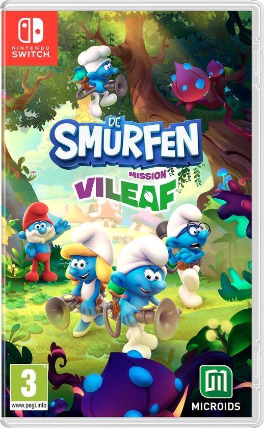 Switch The Smurfs: Mission Vileaf, Spelcomputers en Games, Spelcomputers | Nintendo Switch, Zo goed als nieuw, Verzenden