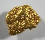 Gratis verzending Gold Goud nugget - Hoogte: 7 mm - Breedte: