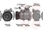 AIRCO COMPRESSOR VOOR HYUNDAI ELANTRA 2000-2003 977012D600, Ophalen of Verzenden, Nieuw