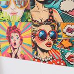 Decoratief stof in de stijl van de jaren 60 Pop Art –