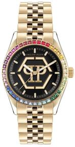 Philipp Plein PW2BA0623 Date Superlative horloge, Sieraden, Tassen en Uiterlijk, Horloges | Dames, Nieuw, Overige merken, Staal