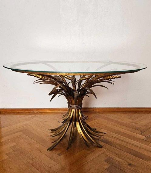 In style of Robert Goossens - Salontafel - Goudgeplateerde, Huis en Inrichting, Overige Huis en Inrichting