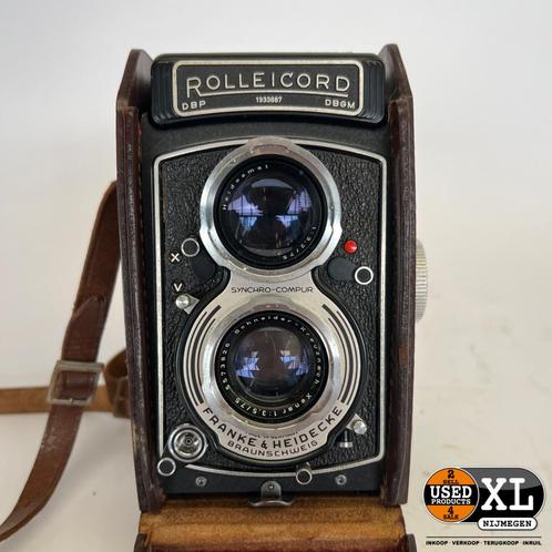 Rolleicord DBP DBGM Vintage filmcamera 75 mm f3.5 | Nette..., Audio, Tv en Foto, Fotocamera's Analoog, Zo goed als nieuw, Ophalen of Verzenden