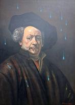 Antonio Sciacca (1957) - Rembrandt contaminato, Antiek en Kunst, Kunst | Schilderijen | Klassiek