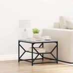 vidaXL Salontafel Grijs sonoma 51 x 50 x 40 cm, Huis en Inrichting, Verzenden, Nieuw, 50 tot 100 cm, Minder dan 50 cm