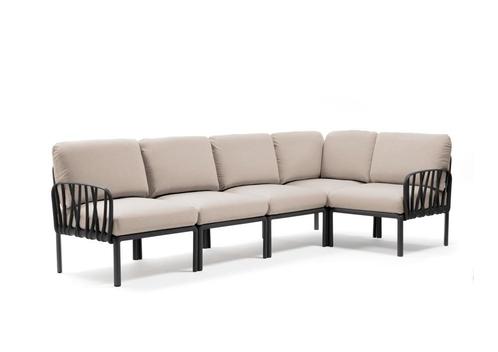 Nardi Komodo Loungeset Glasvezel/Stof - Tech Panama, Tuin en Terras, Tuinsets en Loungesets, Ophalen of Verzenden