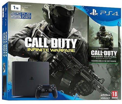 Sony PlayStation 4 Slim 1TB Pack-COD Infinite Warfare Legacy, Spelcomputers en Games, Spelcomputers | Sony PlayStation 4, Zo goed als nieuw