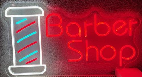 Kapper barber neon sign bord LED lichtbord verlichting lamp, Verzamelen, Merken en Reclamevoorwerpen, Nieuw, Verzenden