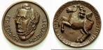 Bronze-gussmedaille 1793 Dortmund Leopold 1658-1705, Postzegels en Munten, Penningen en Medailles, Verzenden