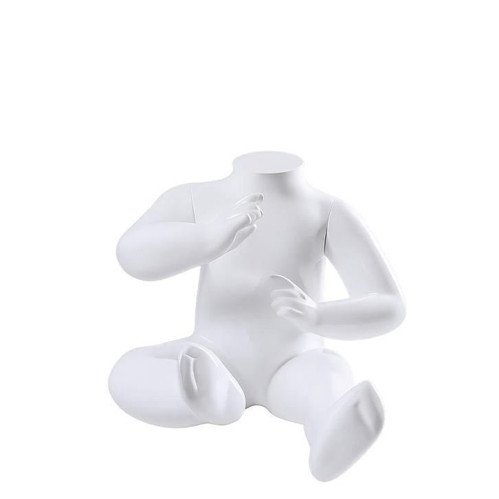 Headless etalagepop baby mat wit KM6-MW, Zakelijke goederen, Kantoor en Winkelinrichting | Winkel en Inventaris