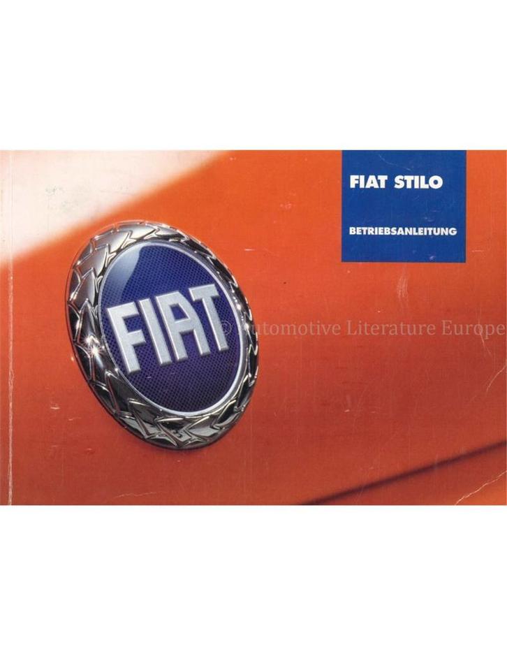 2002 FIAT STILO INSTRUCTIEBOEKJE DUITS, Auto diversen, Handleidingen en Instructieboekjes