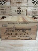 2004 Château de Viaud - Lalande-de-Pomerol - 12 Flessen, Verzamelen, Nieuw