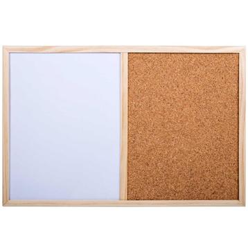 Kurk prikbord - Whiteboard - 20 x 30 cm. ACTIE