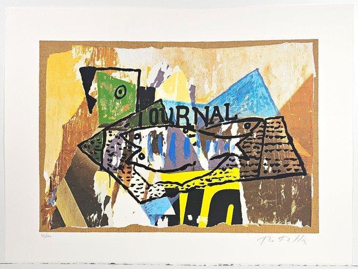 Mimmo Rotella (1918-2006) - Il Giornale di Picasso, Antiek en Kunst, Antiek | Overige Antiek