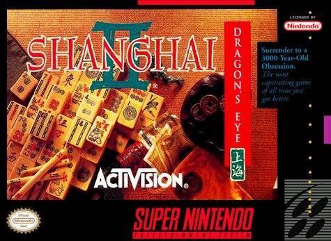 Shanghai II Dragons Eye-Amerikaans (SNES) Gebruikt, Spelcomputers en Games, Games | Nintendo Super NES, Zo goed als nieuw, Ophalen of Verzenden