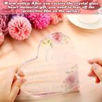 Hart van epoxy met bloemen those we love 10*1 cm gift,, Hobby en Vrije tijd, Ophalen of Verzenden, Nieuw
