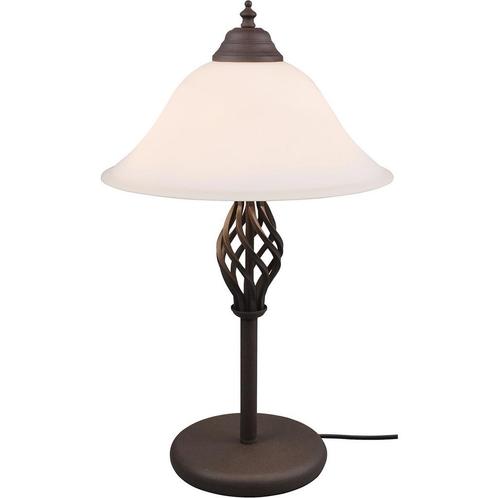 LED Tafellamp - Trion Rustina - E14 Fitting - 2-lichts -, Huis en Inrichting, Lampen | Tafellampen, Nieuw, Metaal, Ophalen of Verzenden
