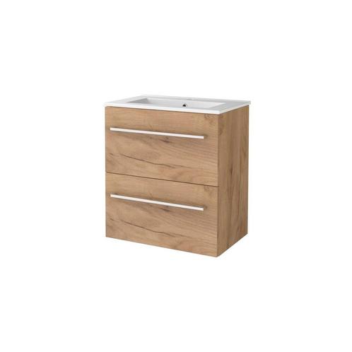 Badmeubelset Aquasplash Salt 60x39cm Met Grepen (Kleurkeuze), Doe-het-zelf en Verbouw, Sanitair, Ophalen of Verzenden