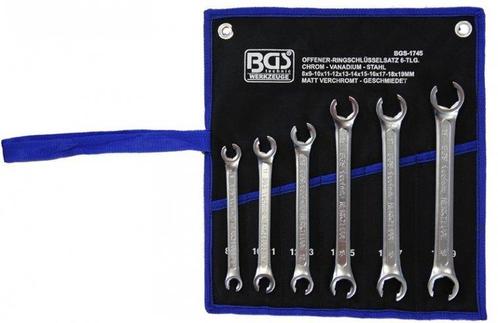Bgs Technic Open Ringsleutel 8-19mm 6 delig, Auto diversen, Autogereedschap, Verzenden